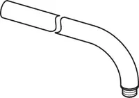 Hansa 59913872 Brausearm ohne Kopfbrause HANSA