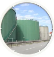 Dopravní zrcadlo D.800mm plastové, bílé 22m DANCOP