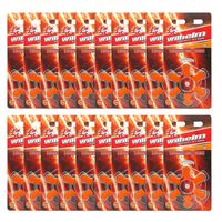 120 x WILHELM Hörgerätebatterien Typ 13 orange Hörgerätbatterie PR48 ZL2  1,4/1,45 V