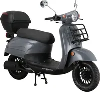 Motorroller Adria 50 ccm 45 km/h EURO 5 grau inkl. Topcase