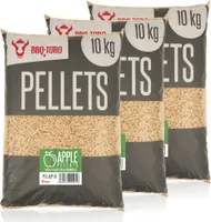 BBQ-Toro Apple Pellets aus 100% Apfelbaumholz, 30 kg, Räucherpellets, Holzpellets, für Grill und mehr