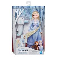 Hasbro E7002 Disney Frozen 2 Eiskönigin Elsa Flechtspaß Frisier Friseur Puppe