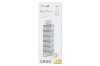 Viga PolarB Dřevěná hra Věž Pastelové puzzle