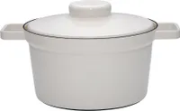 Riess Aromapot Topf mit Deckel 24cm grau 115-087