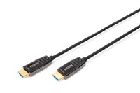DIGITUS HDMI AOC Hybrid Glasfaserkabel UHD 8K 15 m schwarz