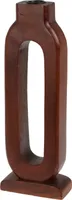 H&amp;S Decoration Kerzenhalter aus Mangoholz braun 30 cm