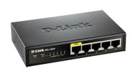 D-Link DES-1005P 5-portowy przełącznik Fast Ethernet do komputerów stacjonarnych z 1 portem PoE