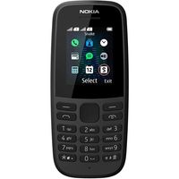 Nokia 105 - Mobilní telefon Dual SIM (bez simlocku) Smartphone Mobilní telefon černý