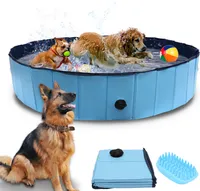 Fiqops Bazén pre psov Ostatné doplnky pre psov Skladacie Psy a mačky Skladacie Deti Dobre utesnené Plastové 160 * 30 cm
