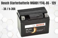 Bosch Starterbatterie M6001 YT4L-BS - 12V AGM 3A / h-30A