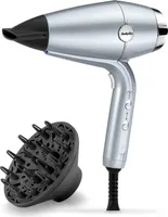 Suszarka do włosów BaByliss Hydro-Fusion z zaawansowaną technologią jonów plazmowych, D773DE, Ice Blue
