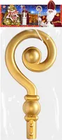 Aufsatz für Nikolausstab, Bischofstab, Hirtenstab in Gold Farbe