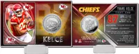 Travis Kelce Kansas City Chiefs NFL Silver Coin Card