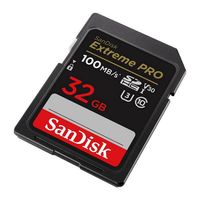 Karta pamięci SanDisk Extreme PRO SDHC UHS-I 32 GB (V30, prędkość transferu 100 MB/s)