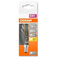 OSRAM Retrofit E14 LED svíčka 2,5W BW25 Žárovka čirá teplá bílá jako 25W 4058075436565