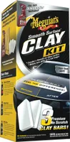 Meguiar's® Smooth Surface™ Clay Kit - Reinigungsknete + Quik Detailer + Tuch