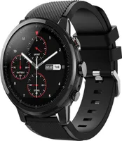 Strap-it Xiaomi Amazfit Stratos Armband Silikon (Schwarz)