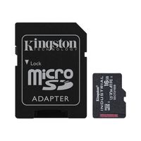 Kingston UHS-I 16 GB, microSDHC/SDXC-Industriekarte, Flash-Speicherklasse Klasse 10, UHS-I, U3, V30, A1, SD-Adapter