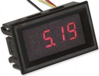 JOY-IT Digital Voltmeter 4 Digit, Einbauinstrument,