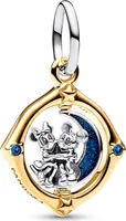 Pandora Disney 762955C01 Charm-Anhänger Micky Maus & Minnie Maus Drehender Mond