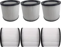 3x Rund-Filter Patrone Ersatz für Parkside PNTS 1400(A1/B1/B2), 1500, 1500 (A1/B1/B2), 1500(A1/B1/B2), 30/4(E/S), 30/5, 30/6, 30/6 DE, 30/6 S