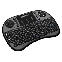 Orbsmart AM-2 kabellose deutsche Tastatur mit intergrierten Touchpad & LED-Beleuchtung