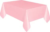 Unique Party - Jednobarevný ubrus, plast SG32613 (jedna velikost) (světle růžová)