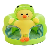 Niedlicher Kindersessel, Baby Sitzsack für Kinder ab 1 Jahr, Tierdesign Kindersitz - KIDOSIT Grün