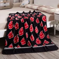 Anime Naruto Shippuden Kuscheldecke, Akatsuki Flauschige Decke 200 * 150 cm, Kuschelige Wohndecke/Sofadecke/Reisedecke