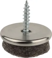 Filzgleiter mit Schraube grau 24mm