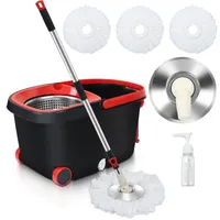 Soldes Vileda Turbo set mop 167751 Turbo mop and bucket set 3in1 microfiber  box 2024 au meilleur prix sur