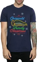 National Lampoon's Christmas Vacation - tričko "Griswold Family" pre mužov BI1666 (XL) (námornícka modrá)