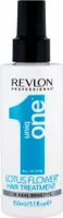 Revlon Professional Uniq One Lotus Flower Hair Treatment kräftigendes Spray ohne Spülung für geschädigtes Haar 150 ml