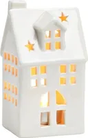 Porzellan Windlichthaus weiß A