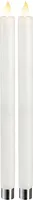 LED-Kerzen 'M-Twinkle' lang, bew. Flamme
