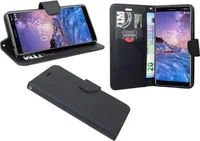 Etui na telefon komórkowy Nokia 7 Plus Flip Case Smartphone Protective Cover Black