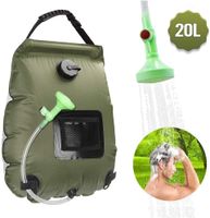 Outdoor Camping Wandern Wassersack zum Faltbar Campingdusche Solardusche Tasche 
