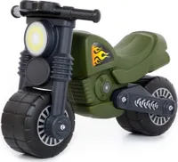 Polesie 49308 Aufsitz-Militär-Motorrad Aufsitz-Auto-Fahrzeug