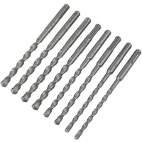 DeWALT Bohrer Set SDS-plus DT60300-QZ 8-teilig, Zweischneider mit zweifach Wendelung - Set inkl. 2x 6 mm, 2x 7 mm, 2x 8 mm, 2x 10 mm