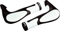 ergotec 61536001 Bilbao MTB / ATB Ergo-Griffe Oslo, Kraton und Gel, 138 mm, schwarz/weiß (1 Paar)