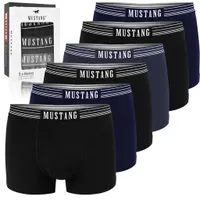 Pánske bavlnené boxerky MUSTANG Premium Briefs Set 6 Pack L | Elastické a mäkké nohavice pre mužov s ideálnym strihom | BM460, L