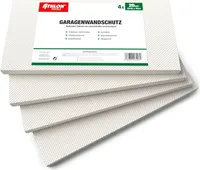 ATHLON TOOLS 4x MaxProtect Premium Garagen-Wandschutz selbstklebend - je 40 x 20 x 2,0 cm - Rammschutz Prallschutz Garagenpolster Türkantenschutz