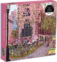 GALISON Čtvercové puzzle Kvetoucí ulice 500 dílků