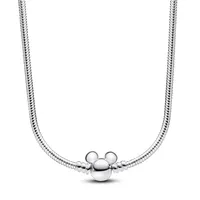 PANDORA Disney Mickey Mouse Schlangenkette, 925er Silber