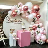 SET 109 kusů balón helium zásnubní společnost strana mládež party dekorace kit sprcha balón oblouk