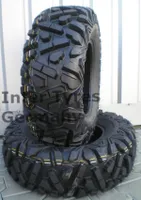 2x 25x8-12 Reifen P350 25x8.00-12 6PR E4 43J TL Hakuba Geländereifen für Quad ATV