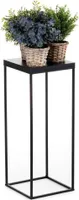 HowHomely Modern Pflanzenständer, Blumenhocker aus Metall Schwarz 60 cm Höhe - Blumenständer für das Haus