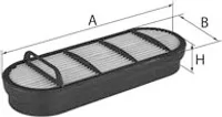 Filtr powietrza MANN-FILTER CF 2120