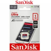 SanDisk Ultra Android microSDXC UHS-I Speicherkarte 1 TB + Adapter (Für Smartphones und Tablets, A1, Class 10, U1, Full HD-Videos, bis zu 150 MB/s)