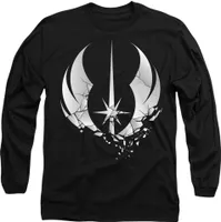 Star Wars - "Jedi" T-Shirt für Herren/Damen Uni TV14160 (XXL) (Schwarz)